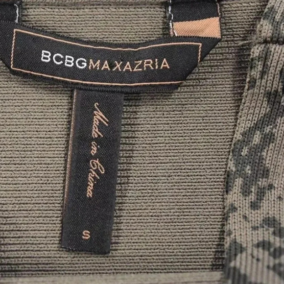 BCBGMAXAZRIA | Snakeskin Print Pencil Pavel Skirt Bodycon Bandage Size S Small - Picture 5 of 8